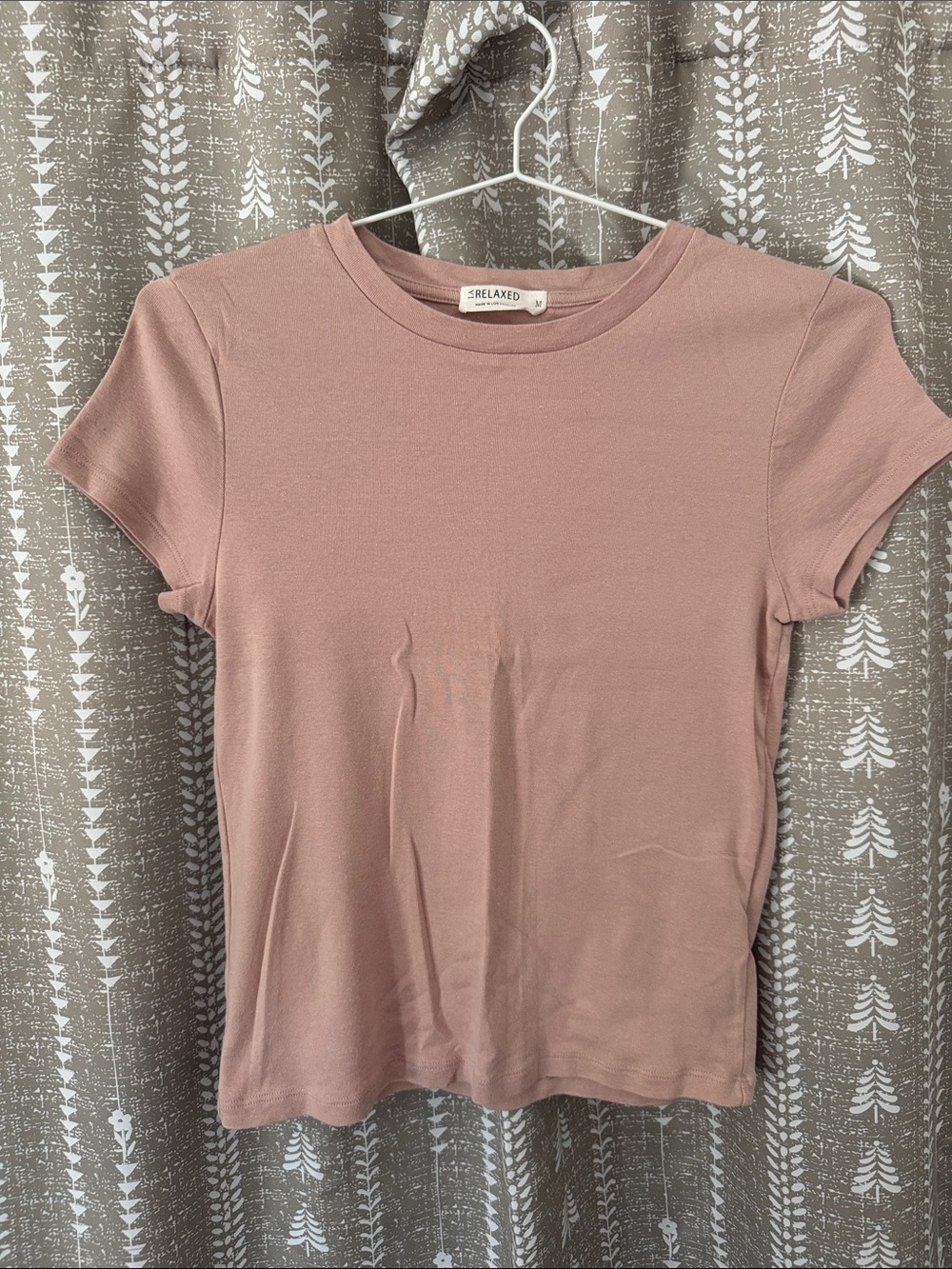 LA Relaxed Women's Dusty Rose Crewneck Tee